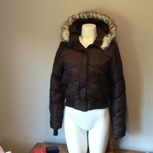 Forever 21 brown puffy jacket